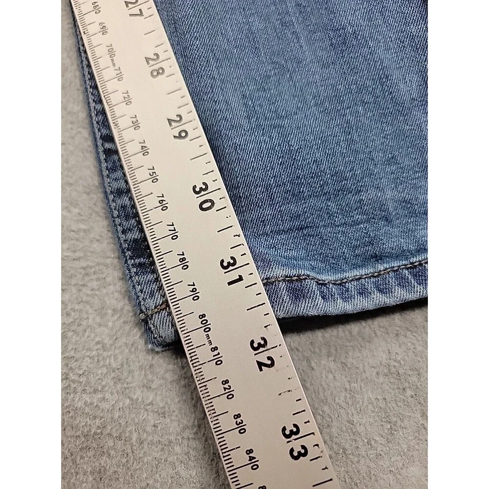Diesel Jeans Straight Mens 30 29x32 Slim Skinny Sleenker Distressed Blue Stretch